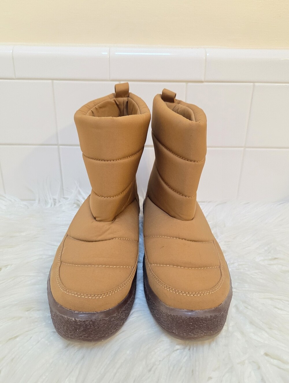Madewell Tan Winter Boots